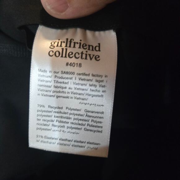 Girlfriend collective skort womens size medium black sport sjort activewear - Picture 6 of 6